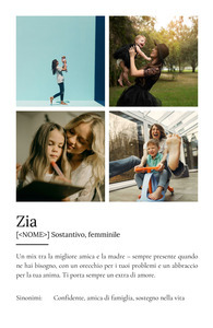 Crea un Poster Definitivo per la tua Zia con Foto e Testo Personalizzato