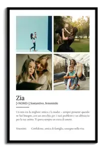 Crea un Poster Definitivo per la tua Zia con Foto e Testo Personalizzato