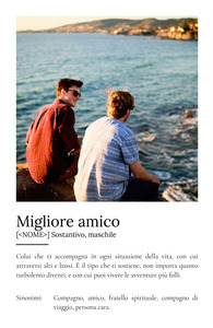 Crea ora il poster "Miglior Amico" personalizzato con foto e testo!