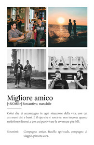 Crea ora il poster "Miglior Amico" personalizzato con foto e testo!