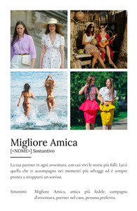 Poster Definizioni personalizzato "Bestie" - Personalizza con foto e testo!