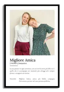 Poster Definizioni personalizzato "Bestie" - Personalizza con foto e testo!