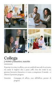 Regala un Poster 'Collega' personalizzato: Crea il tuo con foto e definizione!
