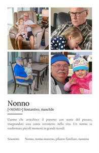 Crea il tuo Definitions-Poster Opa personalizzato con foto e testo unico