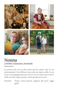 Crea un Poster Personalizzato "Nonna" con Foto e Testo Unico