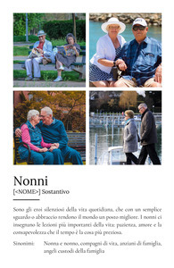 Crea il tuo poster "Nonni" personalizzato: regala amore con foto e testo unico!