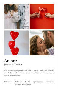 Crea il tuo Poster 'Amore': Definizione e foto personalizzati