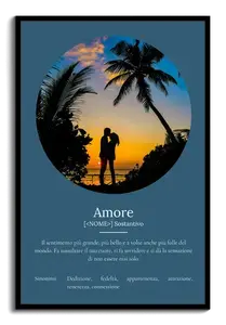Crea il tuo Poster 'Amore': Definizione e foto personalizzati