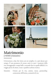 Crea il tuo Poster Matrimonio Personalizzato con definizione e foto