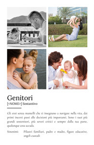 Definizione Poster 'Genitori' personalizzato: Crea il regalo perfetto.