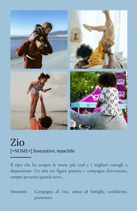 Crea il tuo poster zio personalizzato con foto e testo esclusivo!