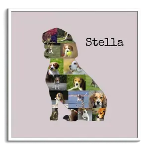 Collage Beagle: Crea un ricordo personalizzato del tuo amico a quattro zampe!