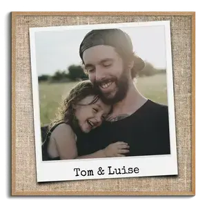 Crea il tuo poster Polaroid: ricordi di famiglia con nomi personalizzati