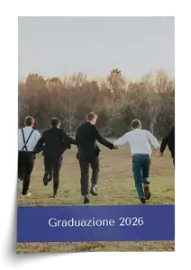 Crea collage foto diploma personalizzata con anno, scuola e motto