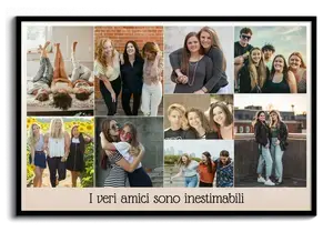 "Crea la tua collage d'amicizia: ricordi preziosi e unici!"