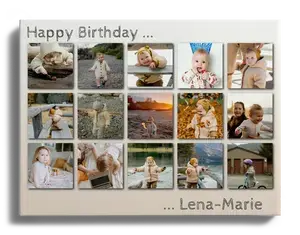Crea una Collage su Acrilico per il Compleanno di Lena-Marie