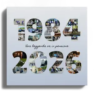 Collage Pensionamento: Anni Personalizzati