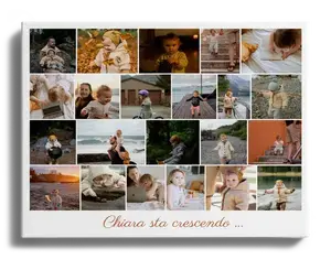 "Crea una Collage Crescita Bambino: Momenti Preziosi in Foto!"