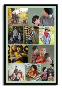 Crea una Collage Familiare "Tu e Io" - Personalizza con le Tue Foto