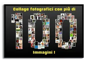 Crea la tua foto-collage "100" per celebrare il tuo traguardo con stile!