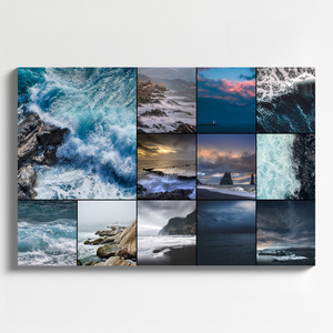 Collage foto natura e meteo: crea il tuo collage e stampa premium nebbia e temporali