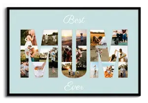 Collage foto personalizzata "MUM": sorprendi la tua mamma!
