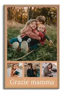 Collage foto Festa della Mamma & Papà: crea il tuo regalo da figli/nipoti con il tuo testo