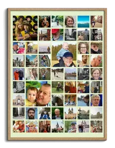 Crea il tuo Foto-Collage Famiglia con cornice personalizzabile!