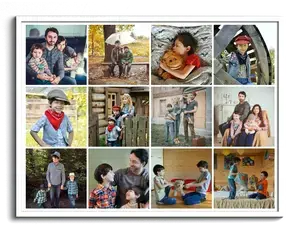 Crea la tua Collage Raster Elegante: Rendi unici i tuoi ricordi di famiglia