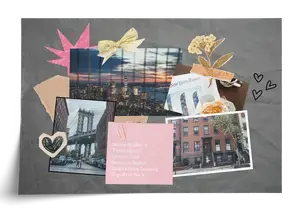 Crea il tuo collage scrapbook vacanze con foto e ricordi estivi