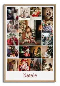 Collage di Natale: Famiglia, Amici e Regali