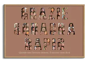 Esprimi Gratitudine: Collage Foto Personalizzata per il Tuo Team
