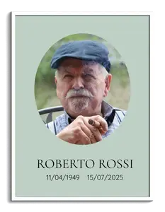 Crea la tua cornice commemorativa personalizzata e ricorda chi ami
