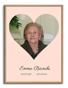 Collage Ricordo Cuore in Stampa di Alta Qualità per Te