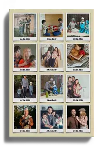 "Crea la tua Collage Diario di Viaggio: Personalizza i tuoi ricordi in stile Polaroid"