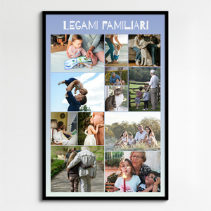 Crea la tua Collage Famiglia con “Legami di famiglia” Personalizzabile!