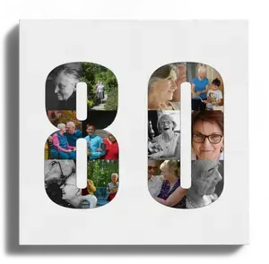 Crea una collage '80' con tue foto per un compleanno indimenticabile!
