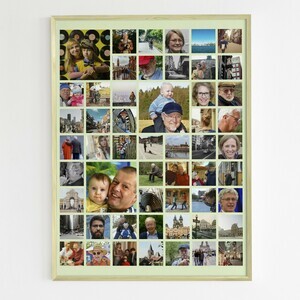 Crea il tuo Foto-Collage Famiglia con cornice personalizzabile!