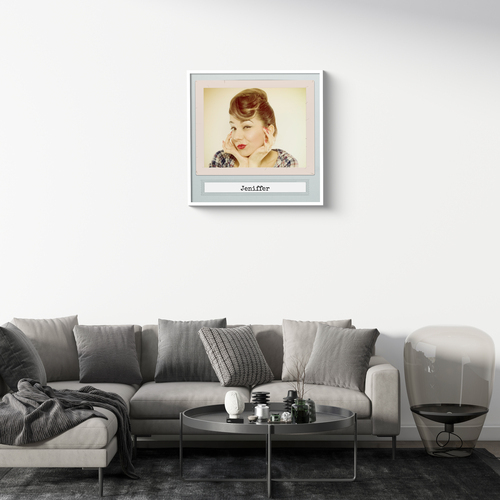 Crea il tuo poster vintage personalizzato con foto e nome