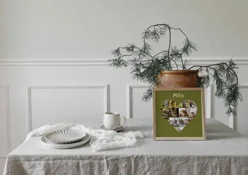 Collage a Cuore con Foto della Tua Gatta