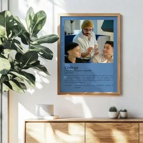 Poster Definizione Personalizzato 'Collega'