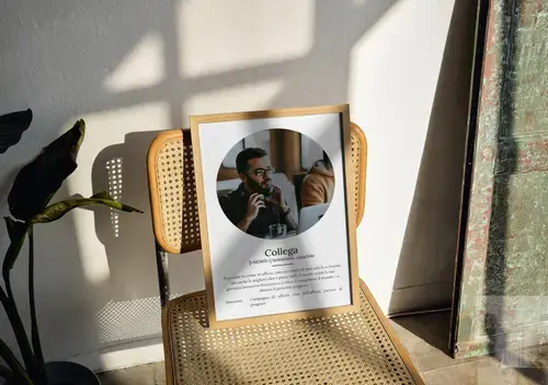 Poster Definizione Personalizzato 'Collega'