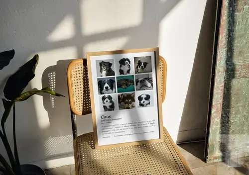 Poster Definizione "Cane" con Foto Personalizzabile