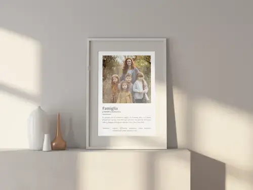 Poster Definizione Famiglia Personalizzato