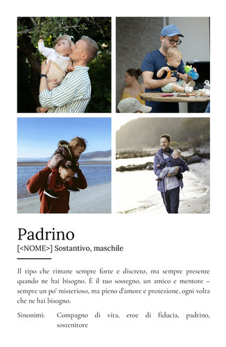 Crea il tuo poster definizione Padrino – personalizza con foto e testo