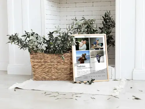 Poster Definizione Padrino Personalizzato