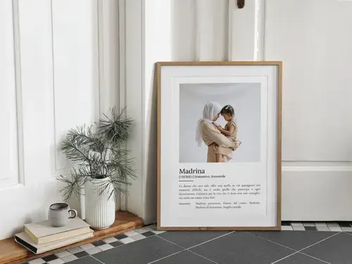 Poster Definizione Madrina - Personalizzabile