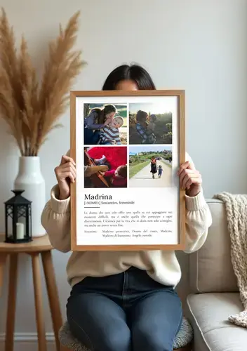 Poster Definizione Madrina - Personalizzabile