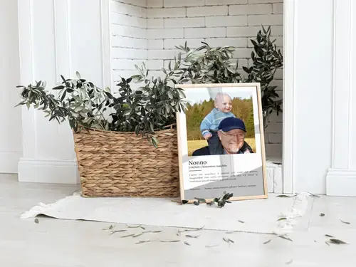 Poster Definizione "Nonno" Personalizzabile