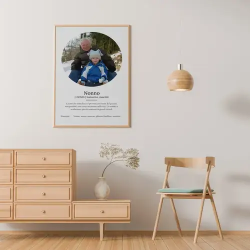 Poster Definizione "Nonno" Personalizzabile